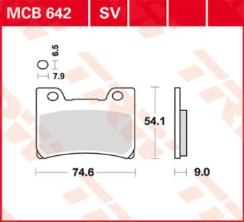 Sinterbelag MCB642SV