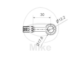 Ringfitting, Vario HD, TYP200, 12 mm, 0° schwarz