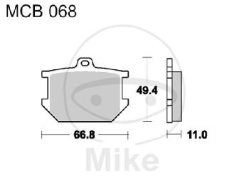 Bremsklötze, Standard, TRW, altern. 7326366