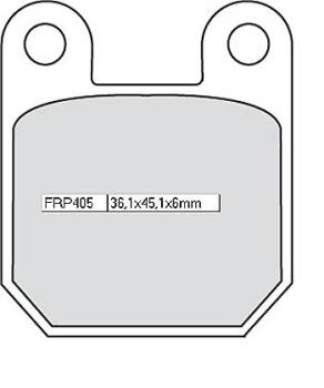 Disc brake pad FRP 405 EF