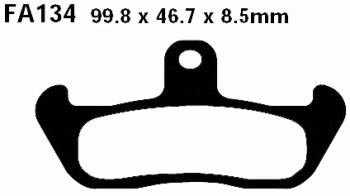 Bremsbelag - Satz Blackstuff (organisch) (EBC), FA134