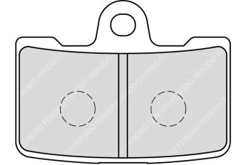 Sinter disc brake pad FDB2240 ST