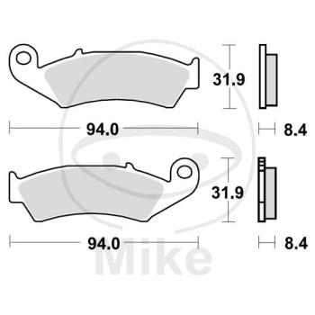 Bremsklötze, Standard, TRW, altern. 7372386