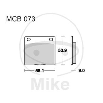 Bremsklötze, Standard, TRW, altern. 7326242