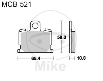 Bremsklötze, Standard, TRW, altern. 7326796