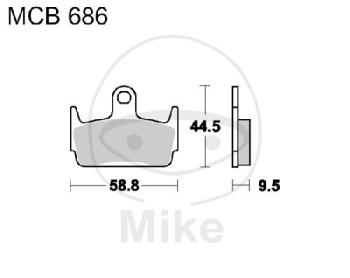 Bremsklötze, Standard, TRW, altern. 7321870