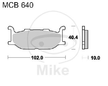 Bremsklötze, Standard, TRW, altern. 7375413