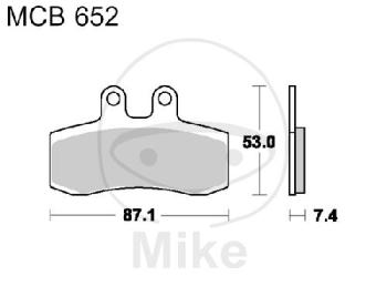 Bremsklötze, Standard, TRW, altern. 7379134