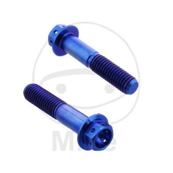 Bremssattelschrauben-Satz, Pro Bolt, Titan, Racing, blau