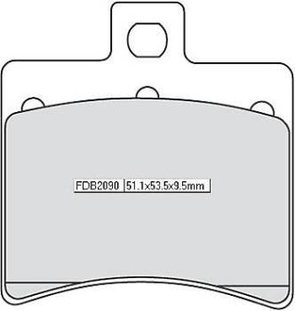 Bremsbelag FDB 2090 EF