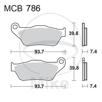 Bremsklötze, Standard, TRW