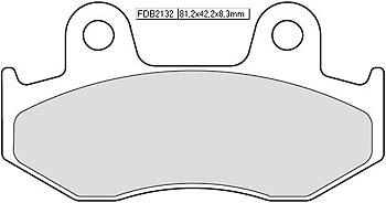 Disc brake pad FDB 2132 AG