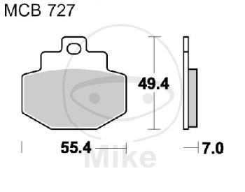 Bremsklötze, Standard, TRW