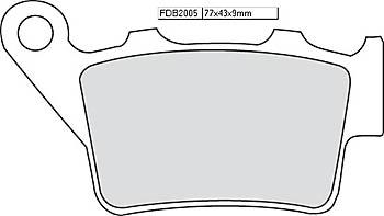 Disc brake pad FDB 2005 EF