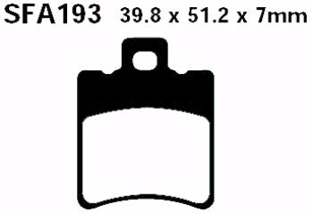 Bremsbelag - Satz Scooter (organisch) (EBC), SFA193