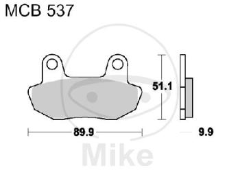 Bremsklötze, Standard, TRW, altern. 7326960