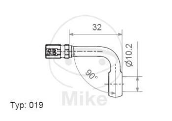 Ringfitting, Vario, TYP019, 10 mm, 20° S in ; Edelstahl