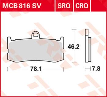 Racingbelag MCB816SRQ