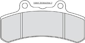 Sinter disc brake pad FDB 847 ST