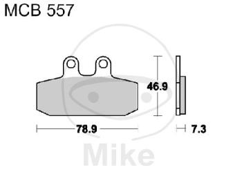 Bremsklötze, Standard, TRW, altern. 7370950