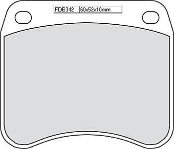 Bremsbelag FDB 342 Platinum