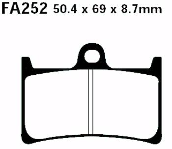 Bremsbelag - Satz Extreme Pro High End (EBC), EPFA252HH