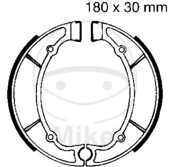 Bremsbacken, mit Feder, EBC