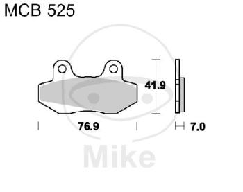 Bremsklötze, Standard, TRW, altern. 7323645