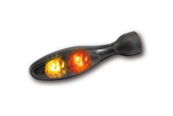 Rück-, Bremslicht, Blinker Einheit Micro 1000 DF Dark, schwarz, getöntes Einzelglas