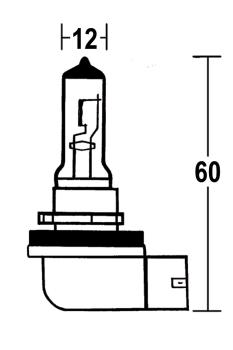H8 Glühlampe 12V 35W PGJ 19-1