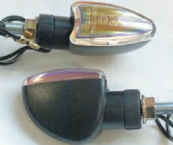 Miniblinker-Paare “Pfeil”, Schwarzes Gehäuse, Neon Glas