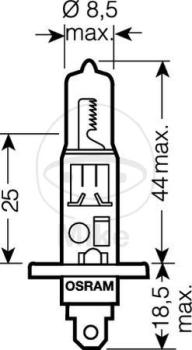 Glühlampe, H1 12V55W, Ultra Life