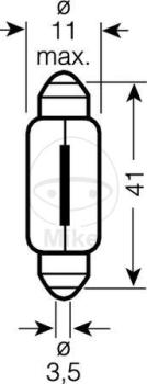 Glühlampe, 24V5W SV8.5-8 Soffitte