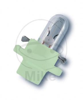 Glühlampe, 12V2W BX8.4D, Sockel weissgrün