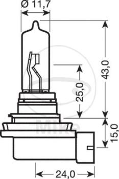 Glühlampe, H9 12V/65W