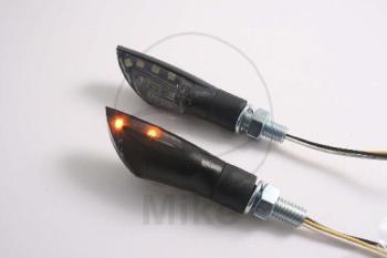 Blinkleuchte, RELEASE,LED, mit Positionsleuchte, Rauchglas, schwarz, JMP