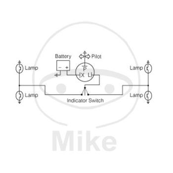 Mechanisches Blinkrelais / Blinkgeber 12V, 101 Octane