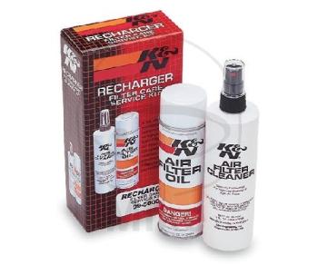 Pflegeset für K&N Luftfilter, 355 ml. Reiniger und 200 ml. Luftfilteröl