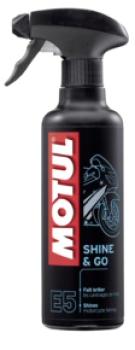 Motul Hochglanztiefenpflege: E5 Shine & Go , Verpackung: 400 ml