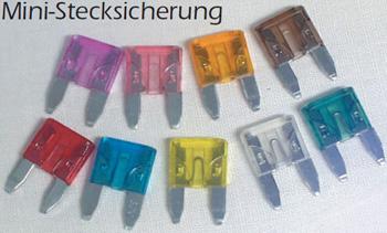 Mini-Stecksicherung, Farbe: blau, Ampere: 15, (Stk.)