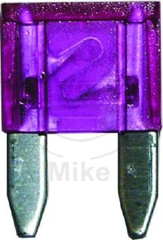 Mini-Sicherung, 3A, violett, Pack., 50