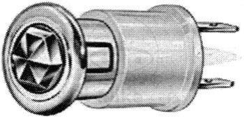 Kontrollleuchte, gelb, Flachstecker