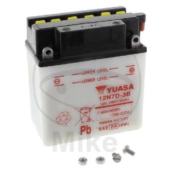 Motorradbatterie, Yuasa, Std., 12N7D-3B