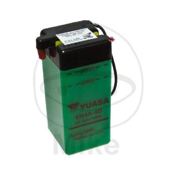 Motorradbatterie, Yuasa, Std., 6N4A-4D