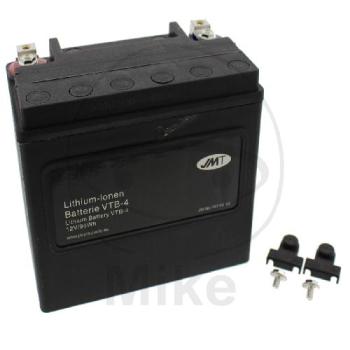 Motorradbatterie, JMT, Lithium-Ionen, VTB-4 V-Twin