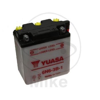 Motorradbatterie, Yuasa, Std., 6N6-3B-1