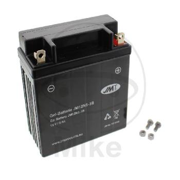 Motorradbatterie, JMT,Gelbatterie, 12N5-3B