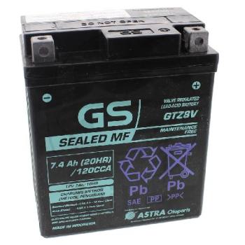 Motorradbatterie, wartungsfrei, GTZ8V, (OEM-Teil)