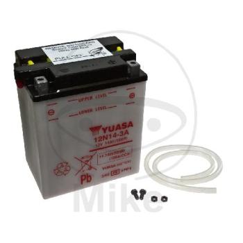 Motorradbatterie, Yuasa, Std., 12N14-3A