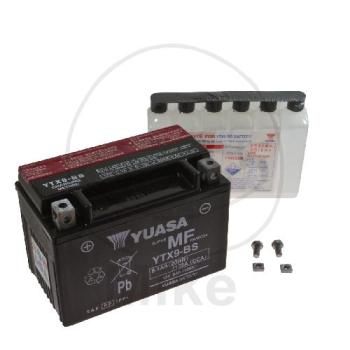 Motorradbatterie, Yuasa, wartungsfrei, YTX9-BS